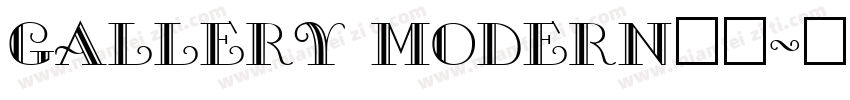 Gallery Modern字体字体转换